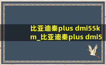 比亚迪秦plus dmi55km_比亚迪秦plus dmi55km怎么充电